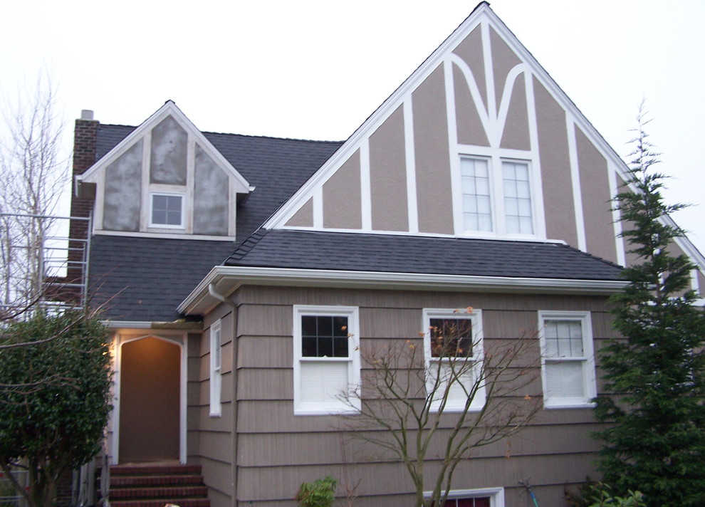 Timbered Stucco Tudor
