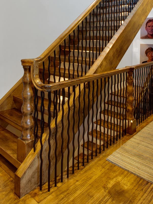 Modern staircase in Cleveland.
