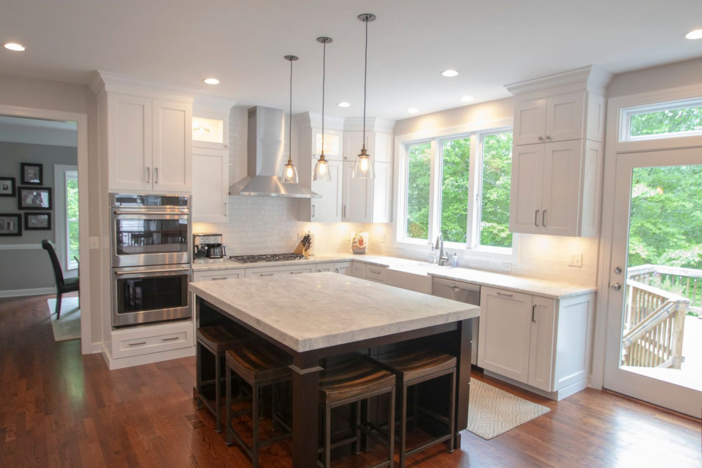 Transitional home design photo in DC Metro