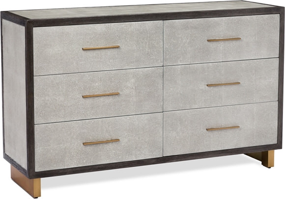 Maia Chest Sorrel Gray Sharkskin Antique Br Vintage Maia Chest Sorrel Gray Sharkskin Antique Br Vintage
