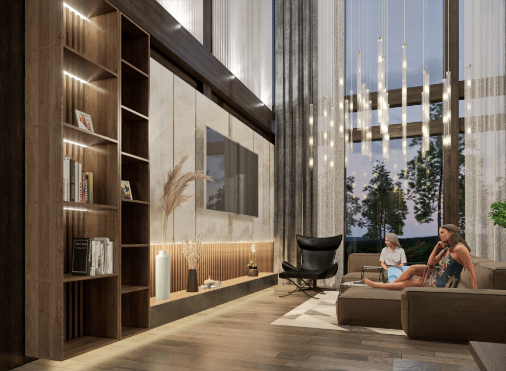 Living room/Stair hall (Forest line)