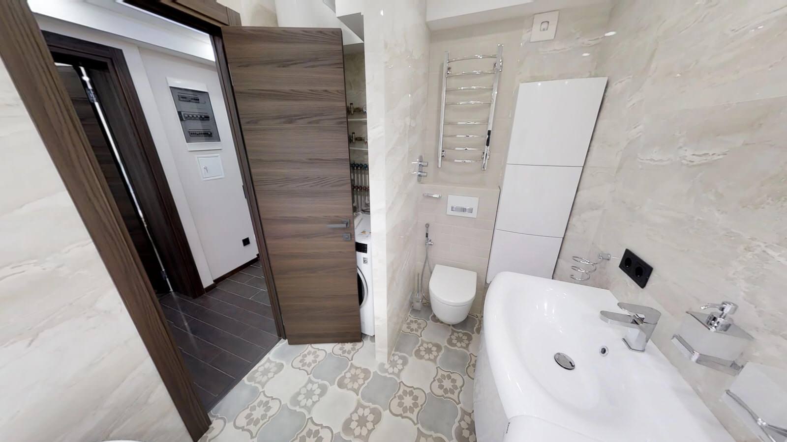 Дизайнерский ремонт коммунальной хрущевки 105 м2