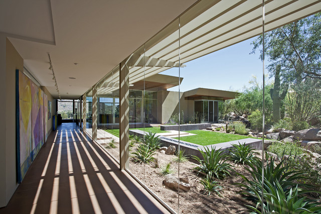 Monk's Shadow interiors contemporary-hall