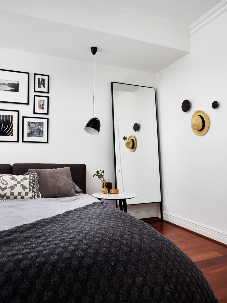 Medium sized modern bedroom in Perth.