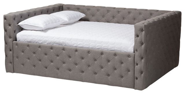 Anabella Gray Fabric Queen Daybed