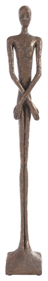 Skinny Male Sculpture, Bronze, Small