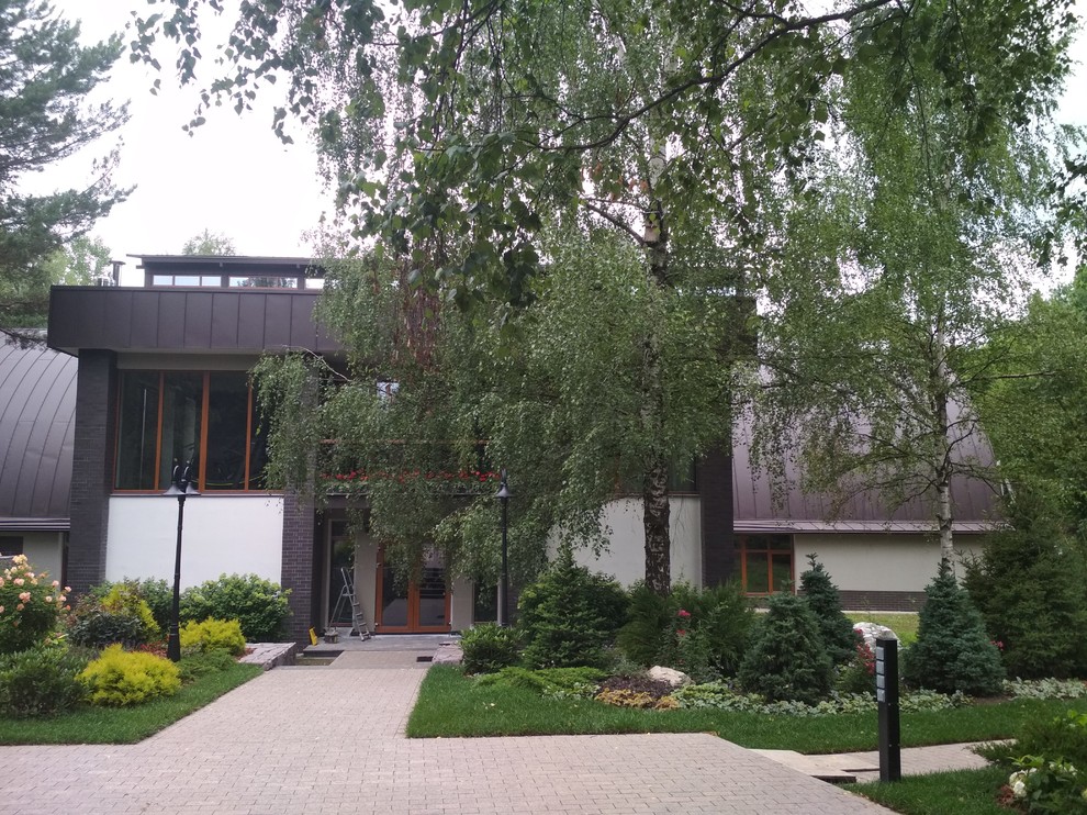 Теннисный корт из фальца