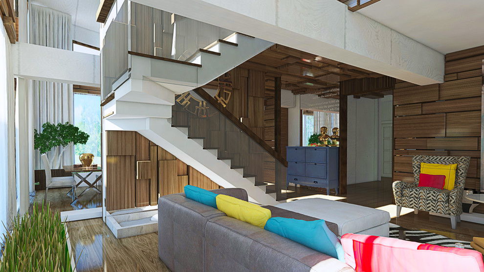 Интерьер чпстного дома поп-арт