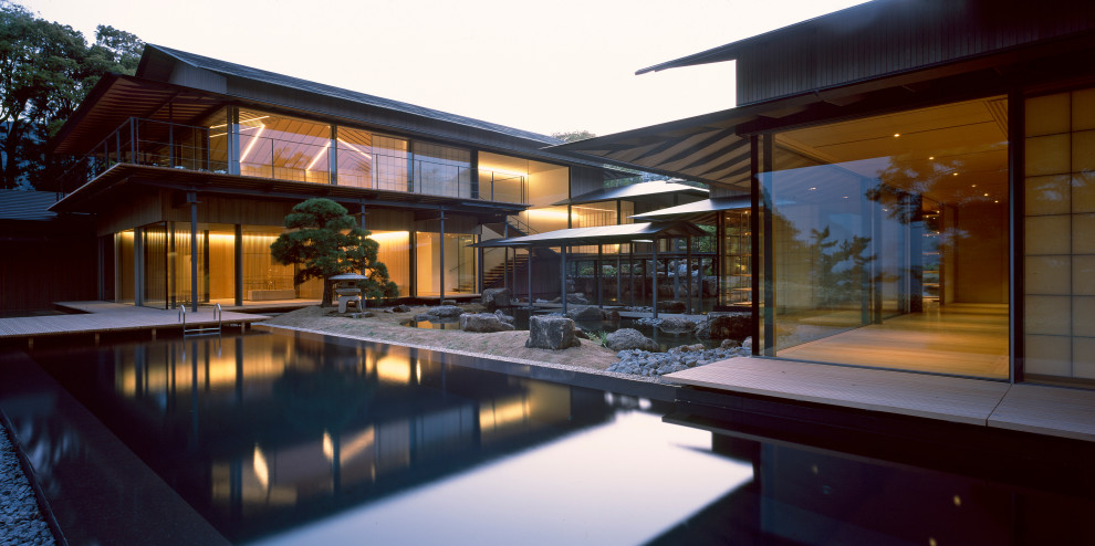 Photo of a world-inspired house exterior.