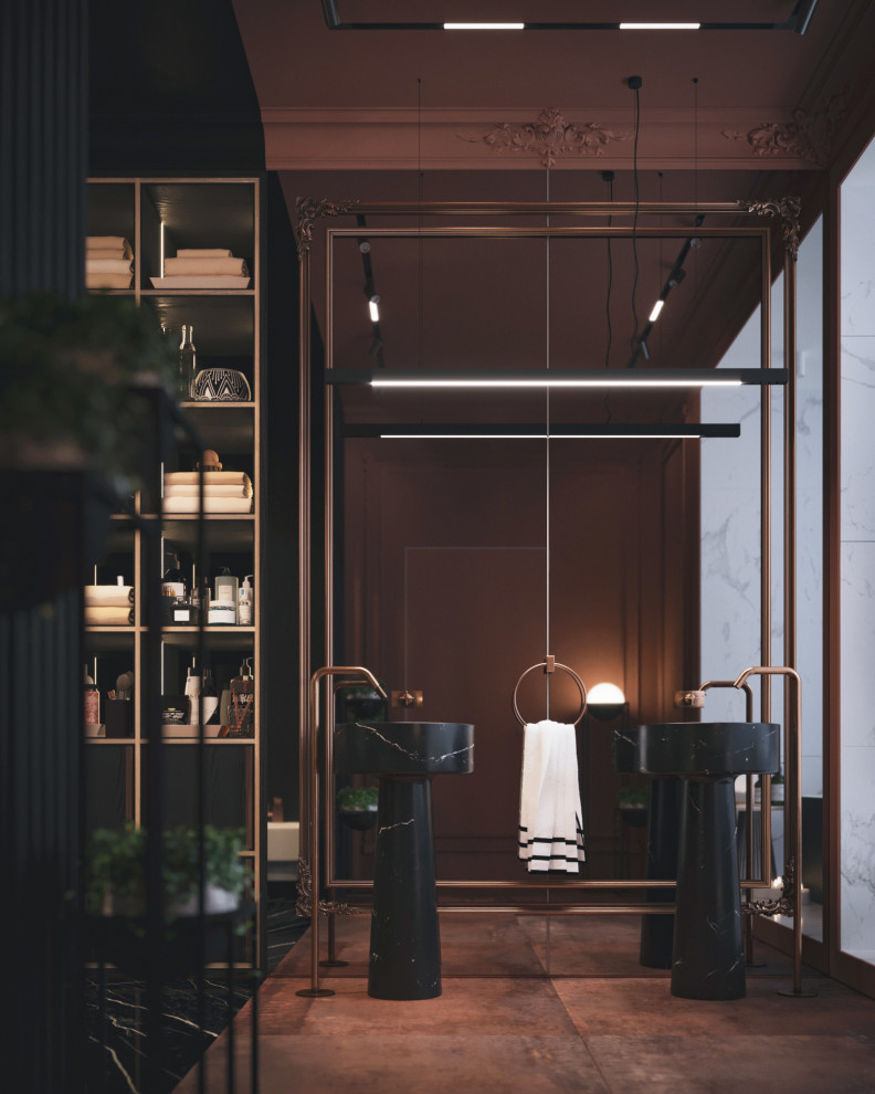 Ванная в загородном доме