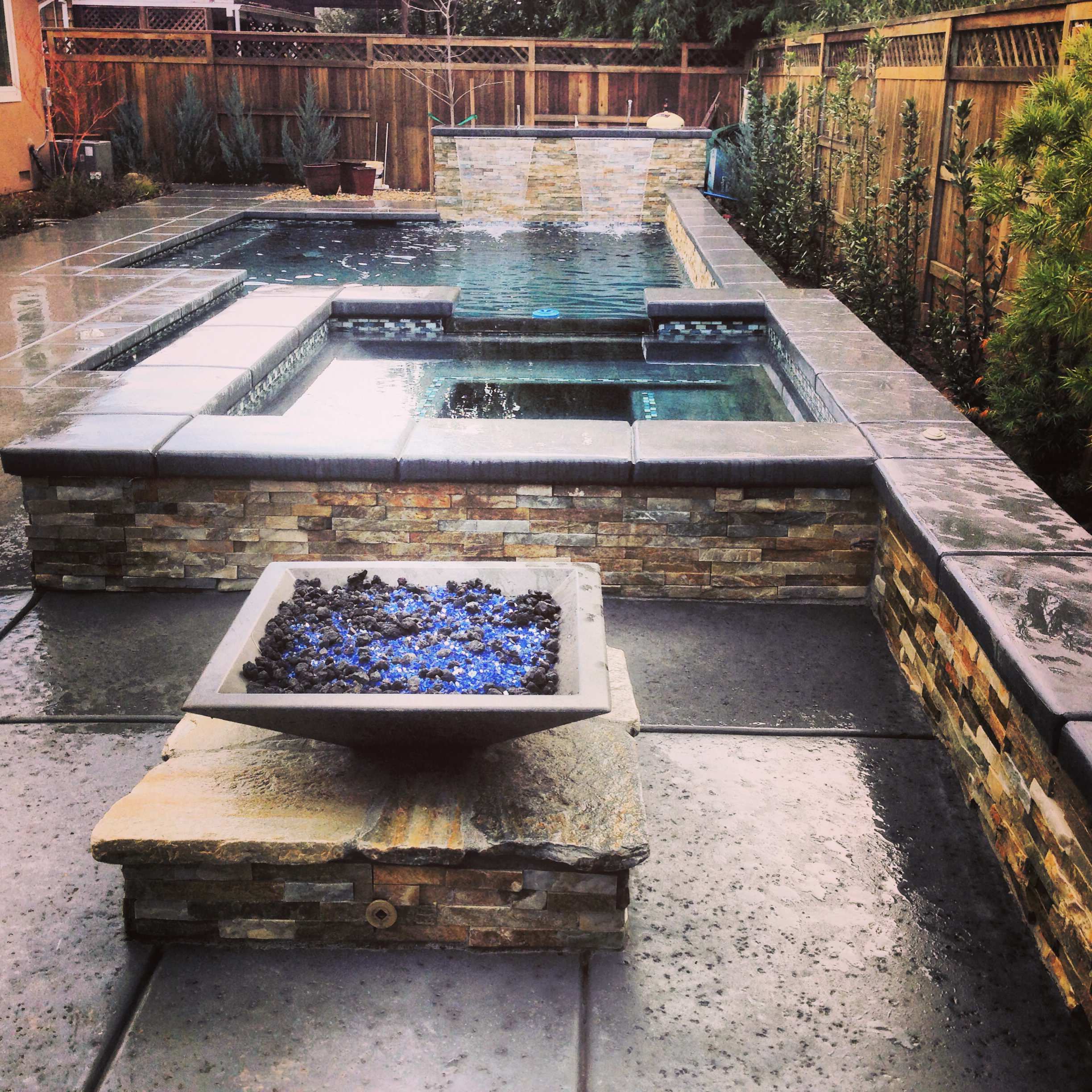 Contemporary pool/spa, Sacramento