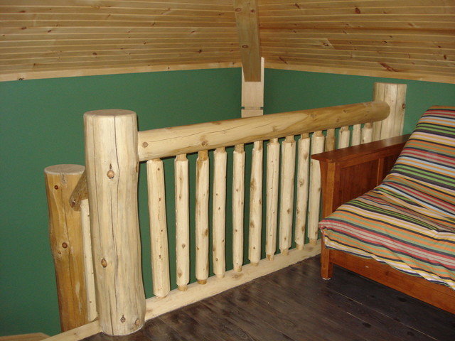 Cottage Stairs and Railings traditional-staircase