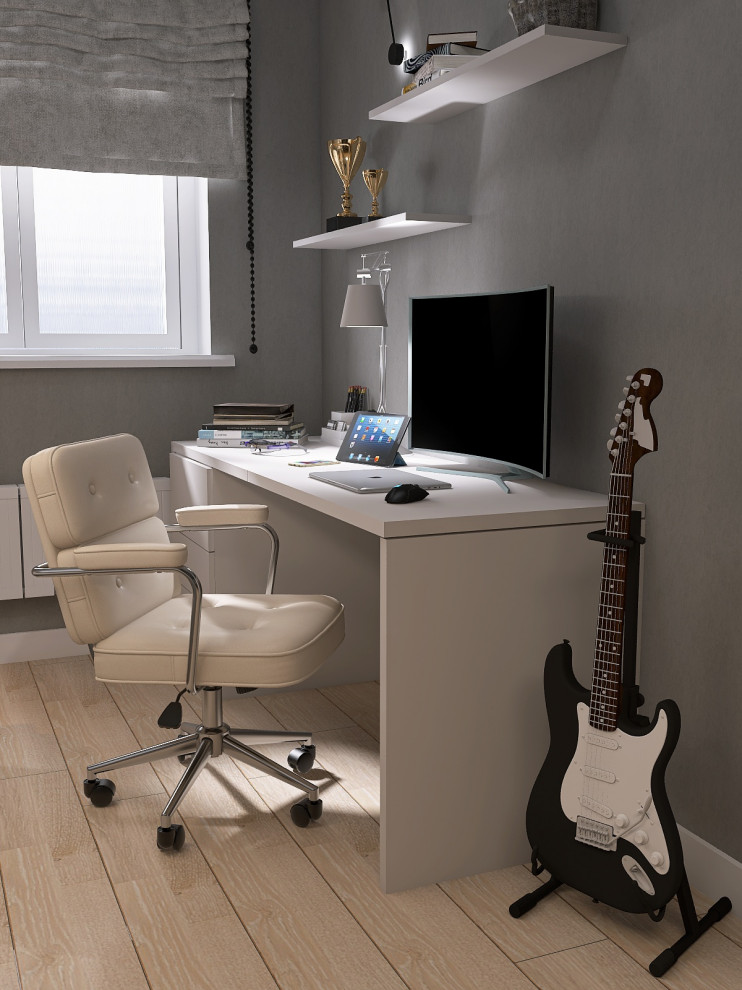 КУХНЯ-ГОСТИНАЯ + СПАЛЬНЯ И КОМНАТА ДЛЯ СЫНА 54 КВ.М.