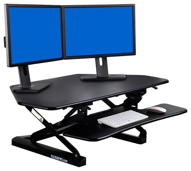 Flexispot Standing Desk Riser, Removable Keyboard Tray Contemporary