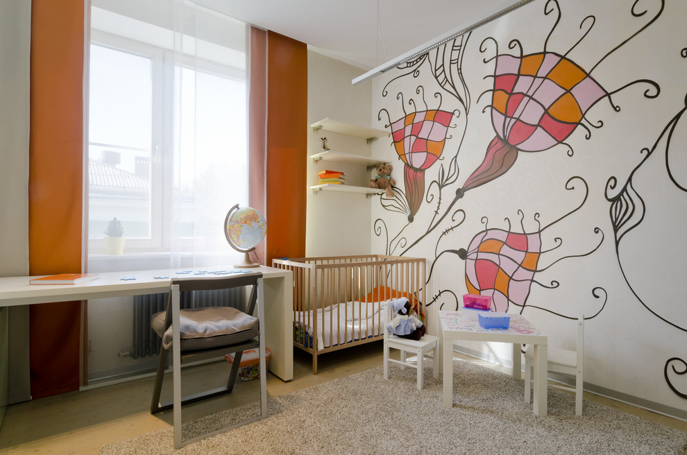 Photo of a contemporary kids' room in Novosibirsk.