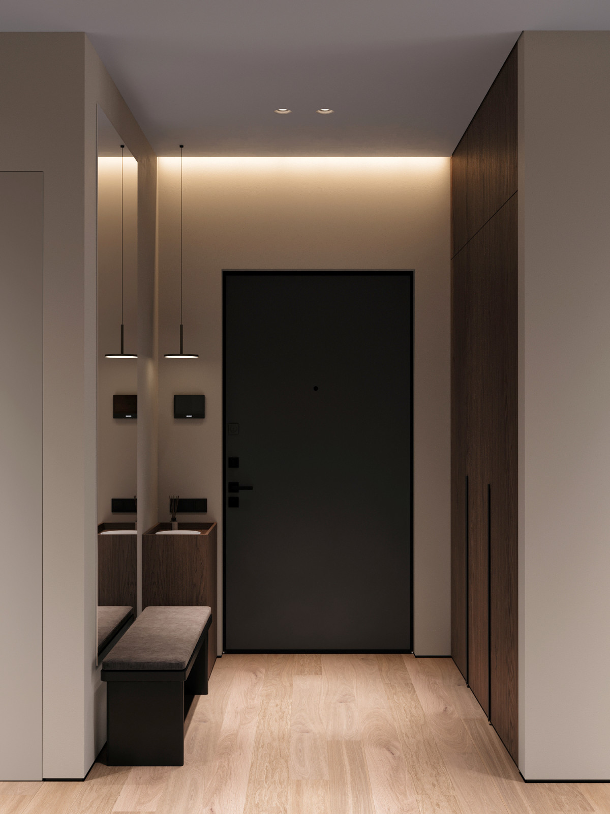 ЖК «Grand View» - квартира площадью 111,8 м2 в стиле уютный минимализм