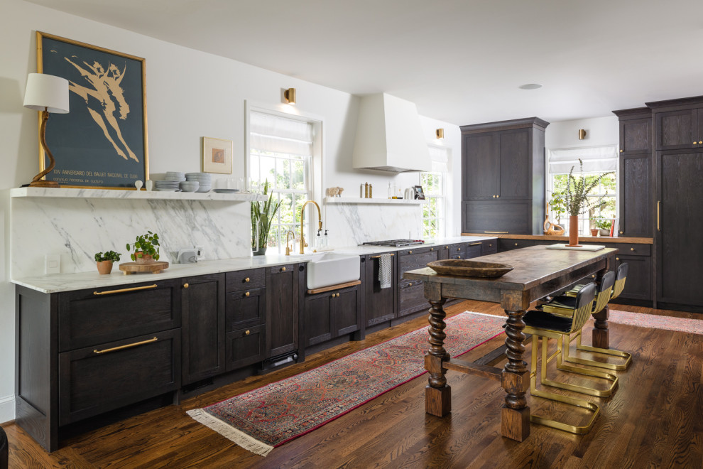Mountain style kitchen photo in Atlanta