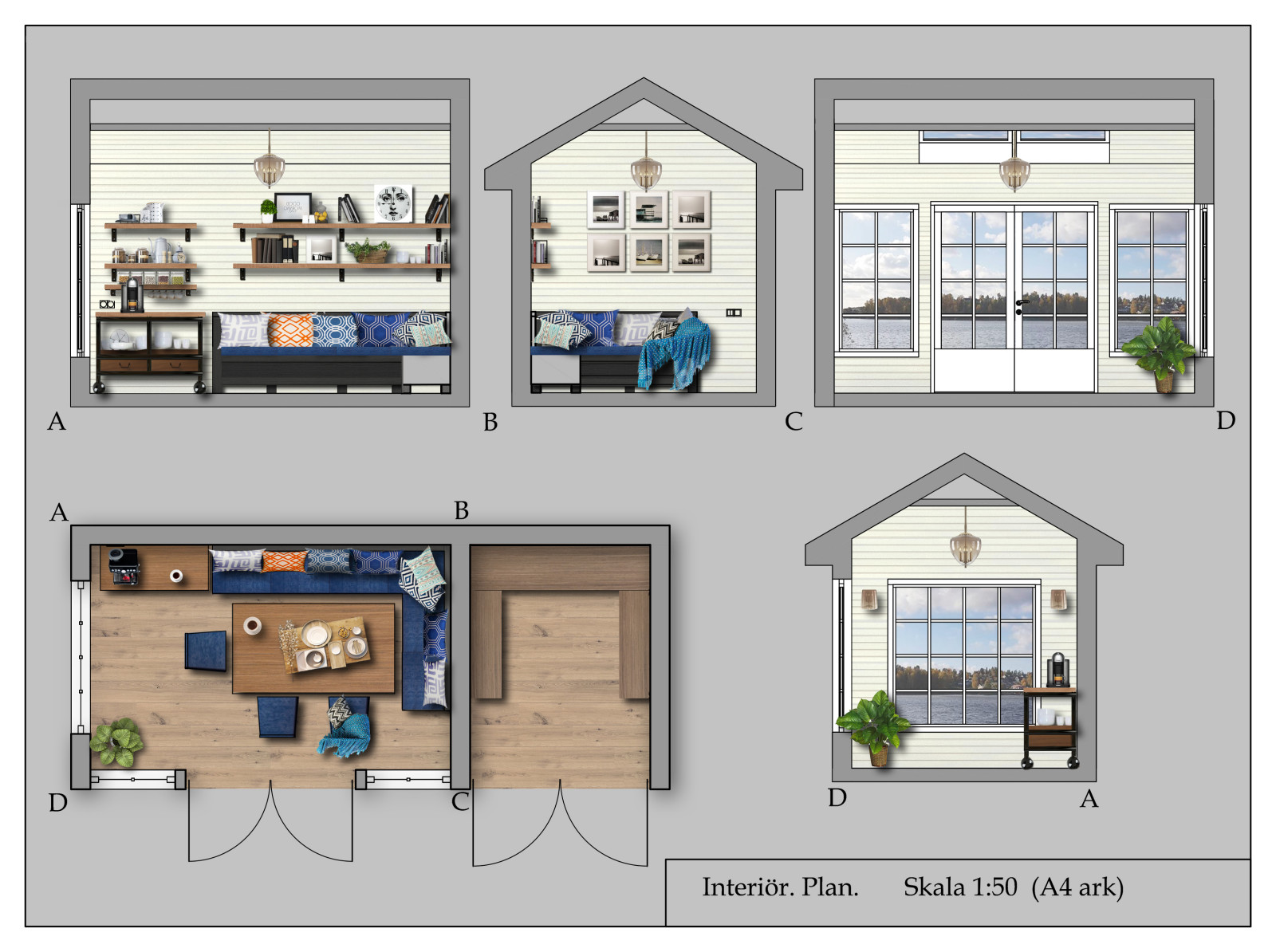 Petite maison de vacances en Suède (Friggebod)