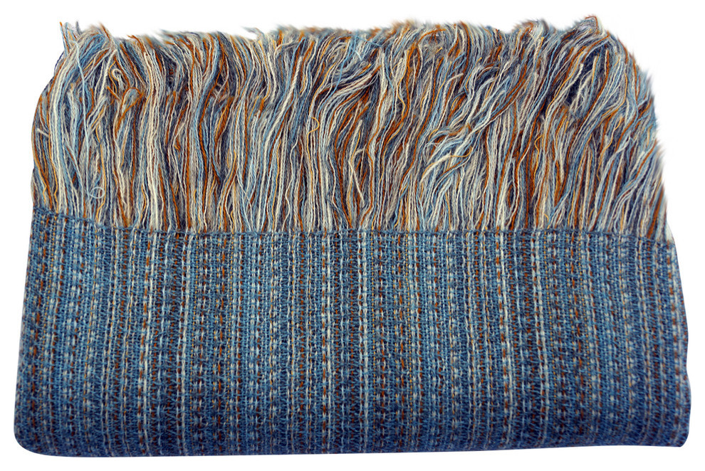 Alpaca and Wool Throw Blanket Contemporary Throws by Alpaca