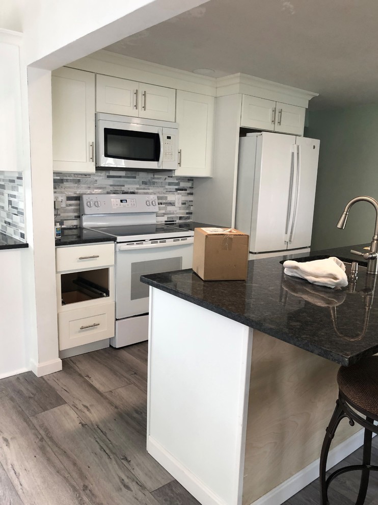 Example of a transitional kitchen design in Providence