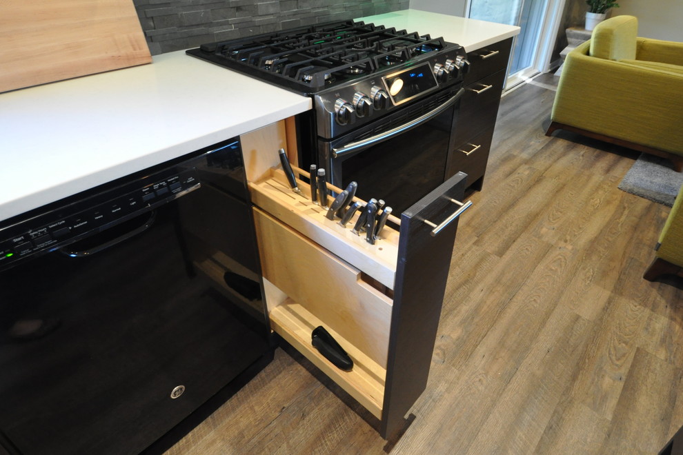 Transitional kitchen photo in Chicago