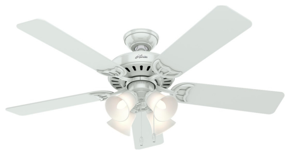 Hunter Studio Series 52" Ceiling Fan w/LED Light 53062 - White