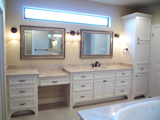 Custom Bathroom Cabinets \u0026 Vanities  Traditional  Bathroom  Houston  by Custom Cabinets Houston