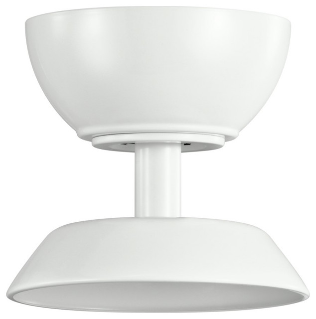 Kichler Eris Down Rod Hanger System, White Modern Ceiling Fan