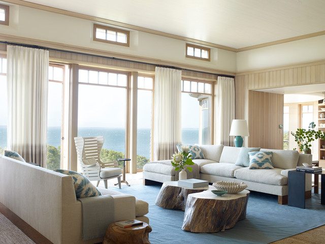Overlook House beach-style-living-room