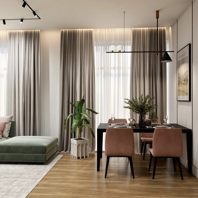 Комфортная квартира 90м² в современном стиле