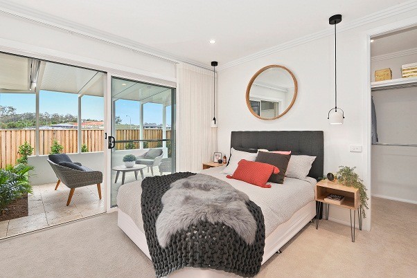 Sapphire Display home - Port Macquarie contemporary-bedroom