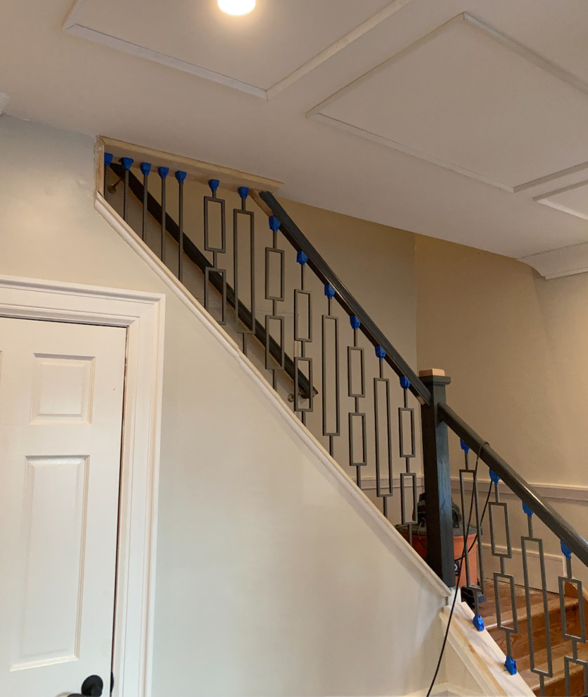 Modern Shaped Railing - North Babylon