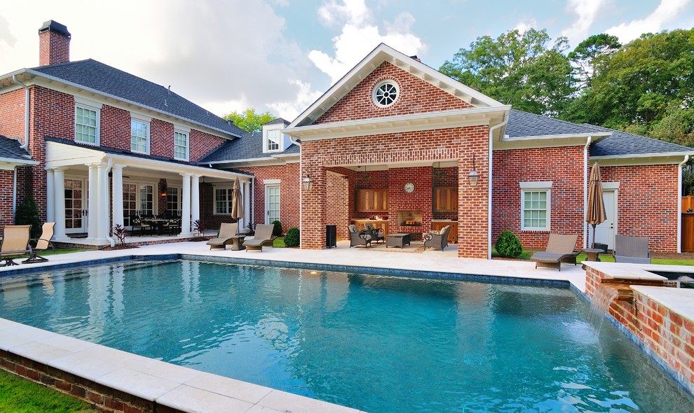 Morningside Estate Traditional Pool Atlanta by Dresser Homes