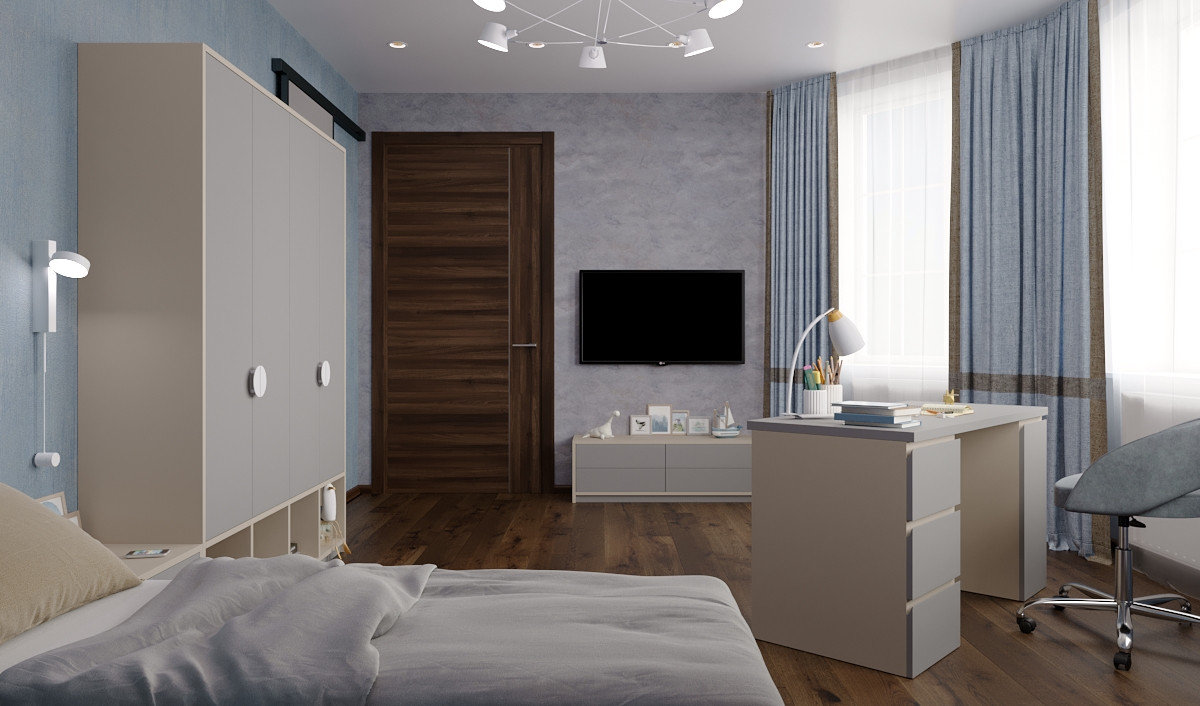 Детская комната по фен-шую, частный дом 200 кв.м