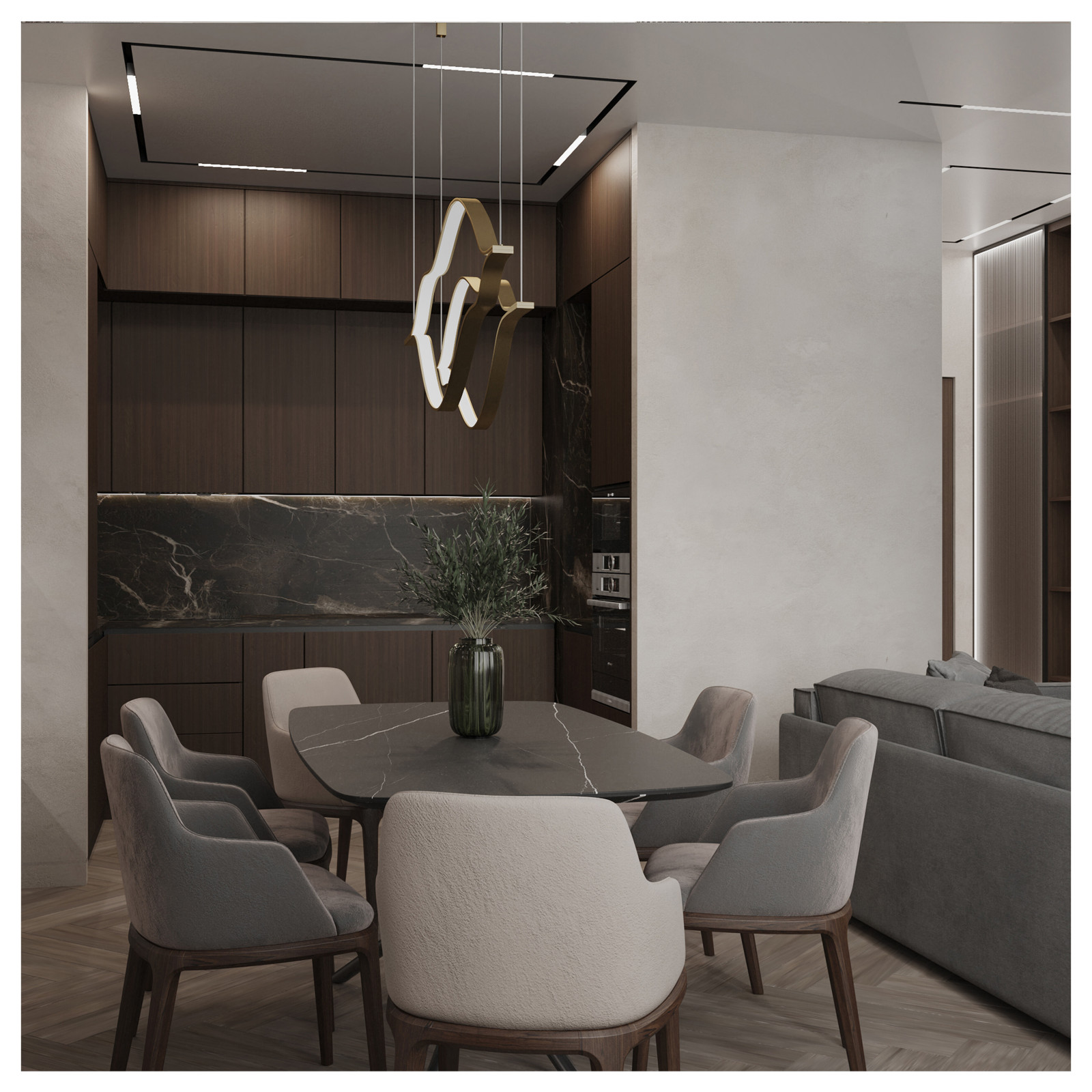 Проект в ЖК Виталити 65 м2