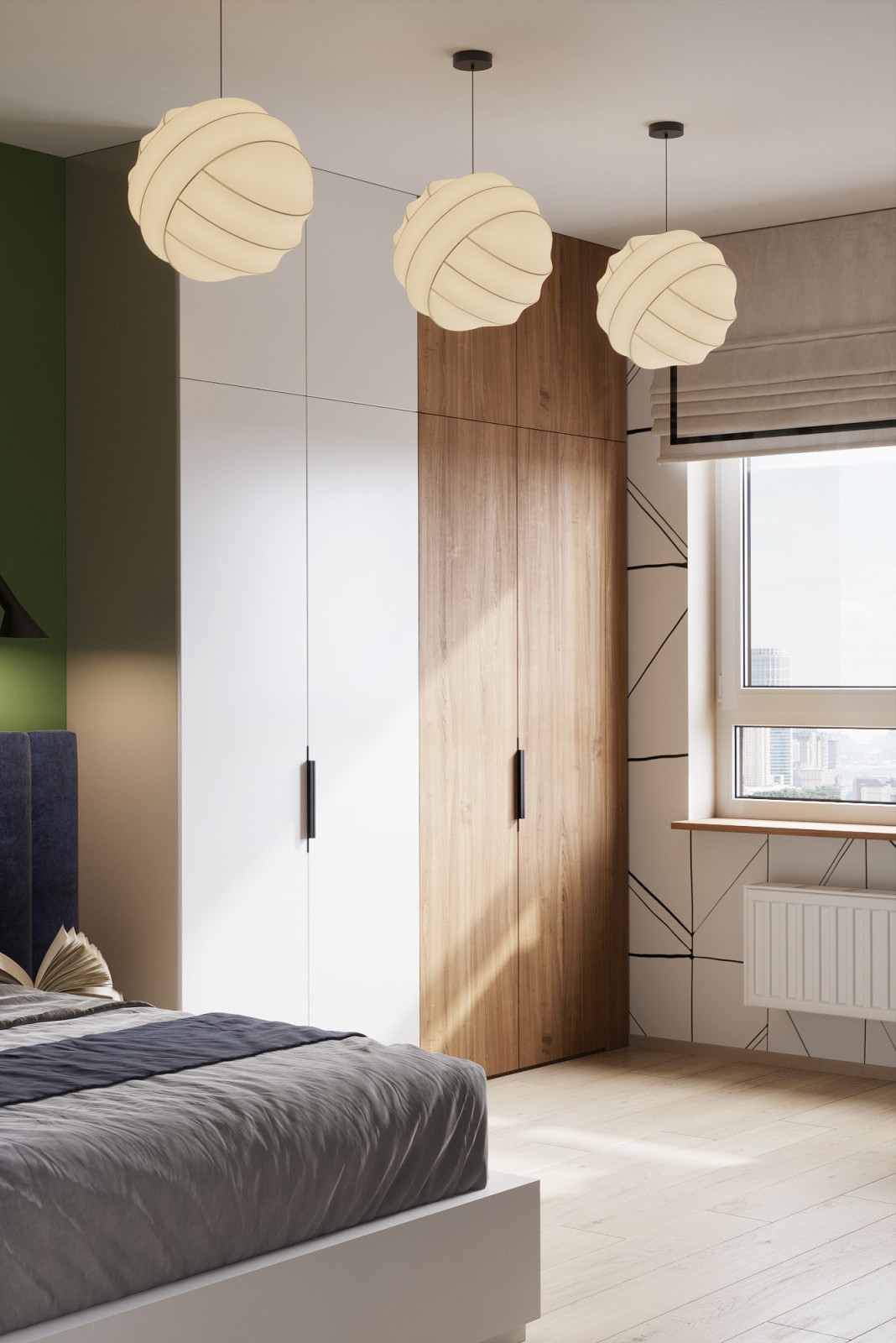 Мини двушка 43 м кв. со спальней на балконе