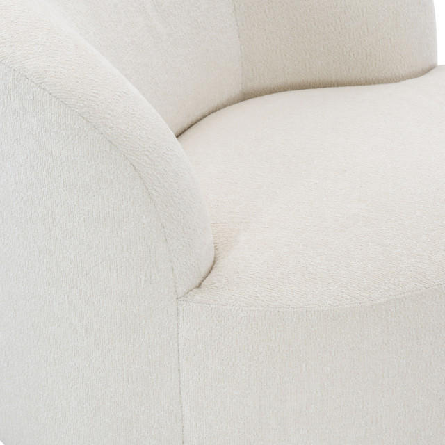 Bernhardt Elle Fabric Swivel Chair, 34"W x 37.5"D x 32"H - Transitional ...