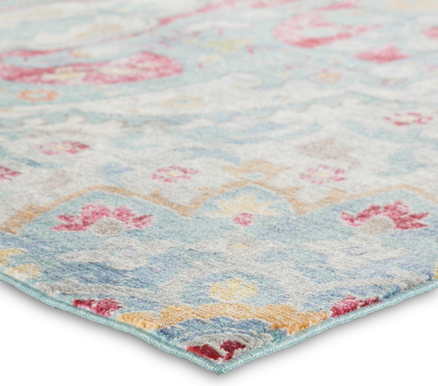 Jaipur Living Sarama Light Blue Pink Area Rug 8 X10