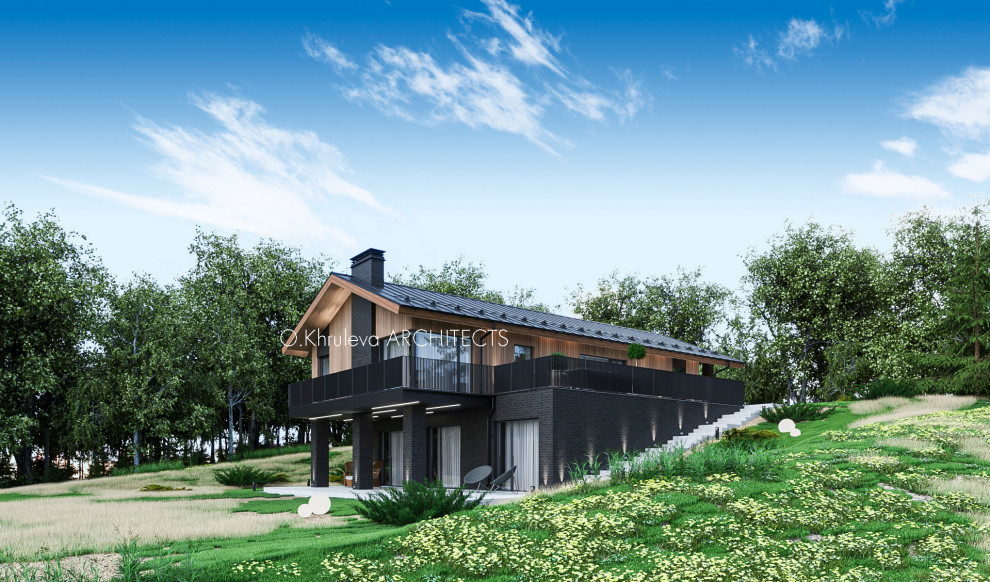 Дом на склоне