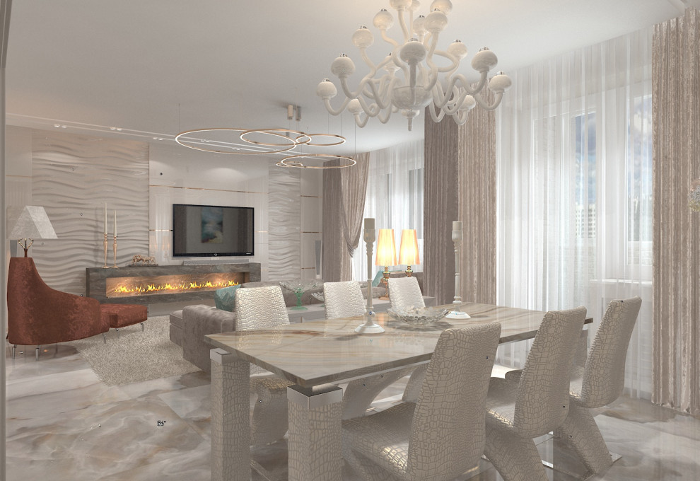 визуализация проекта квартиры на ул. Пушкина, г.Ростов-на-Дону