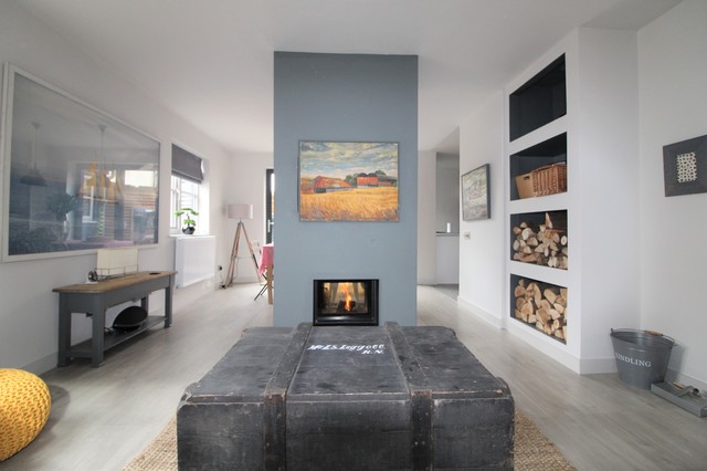 Crown Cottage beach-style-living-room