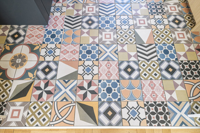 Patchwork trendy-koekken