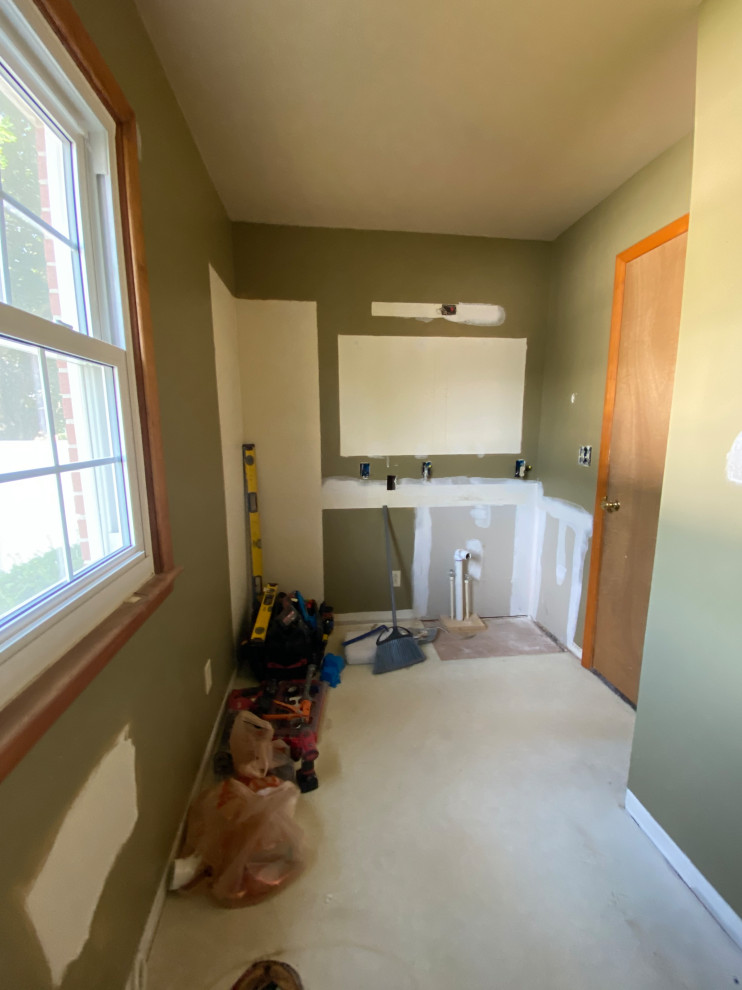 Purple Bath Remodel