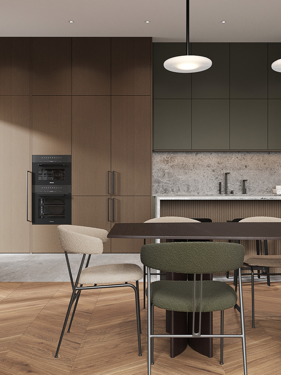 Вневременной интерьер с акцентными деталями