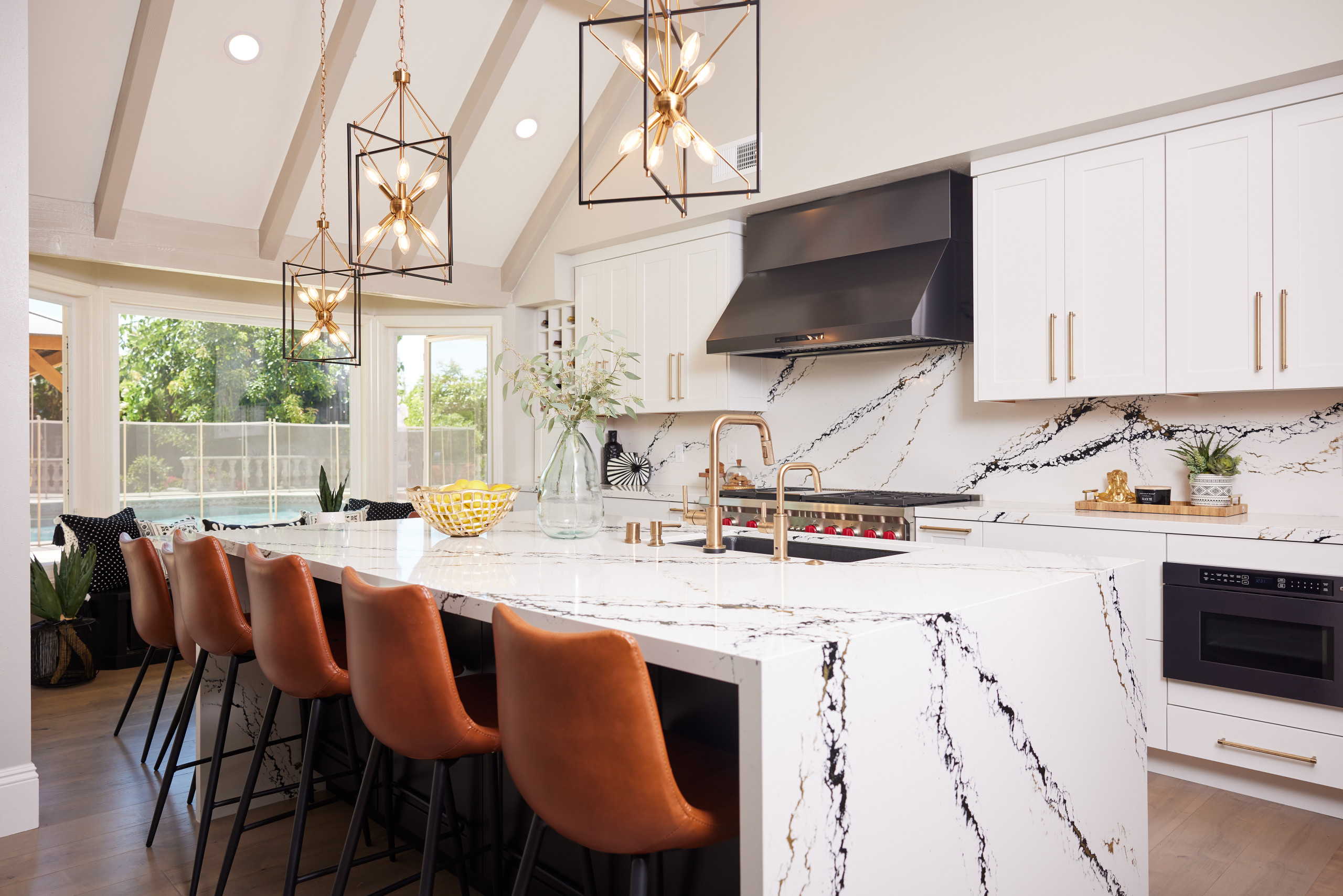 Black & White Tux Kitchen