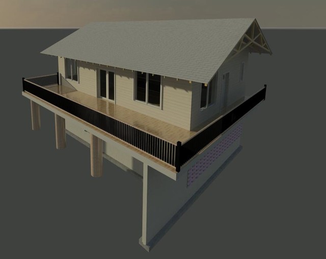 Rustic Cabin Project rustic-rendering