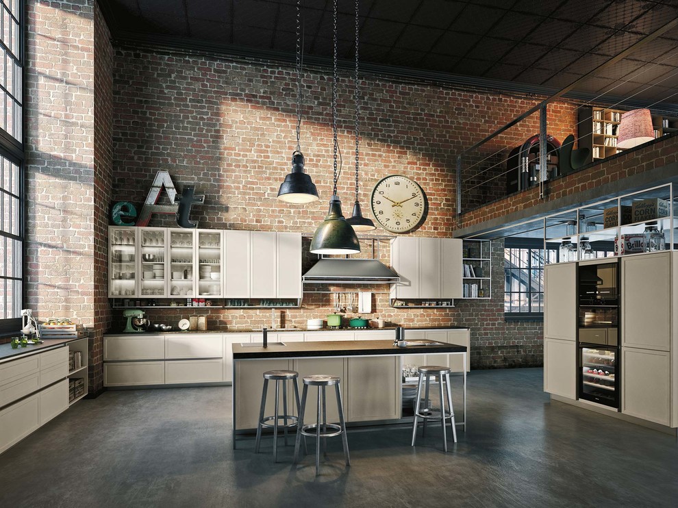 Design ideas for an industrial kitchen in Toulouse.