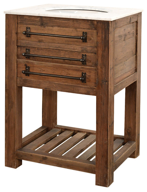 26 5 Reclaimed Pine Single Bath Vanity Base Sink Only No Top 26 5 Reclaimed Pine Single Bath Vanity Base Sink Only No Top Rustic Bathroom Vanities And Consoles By Rfdesign
