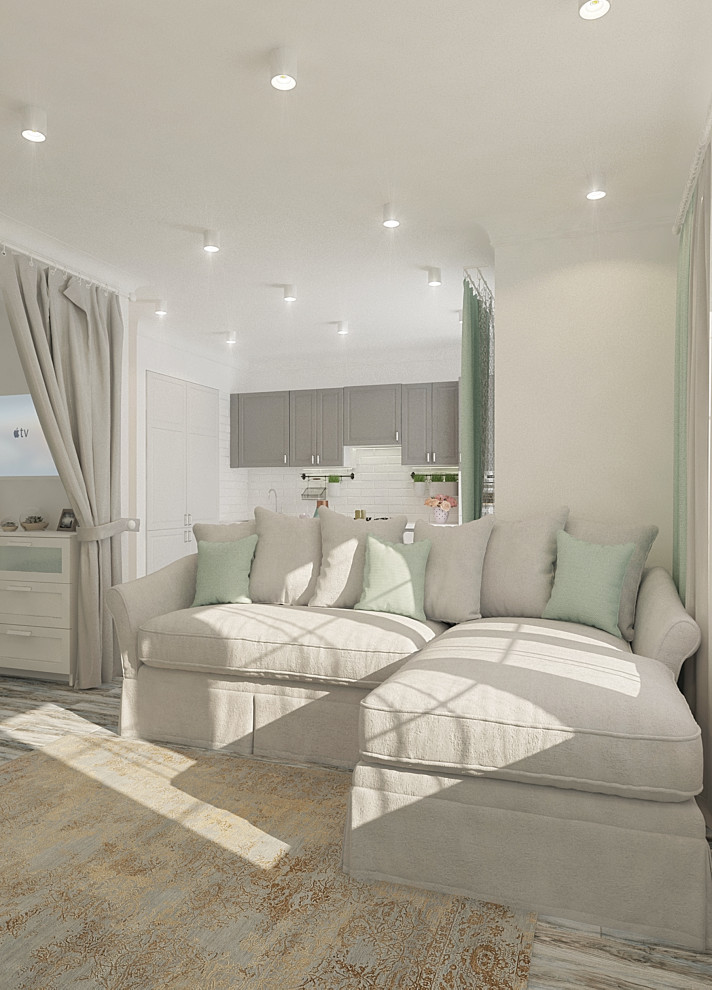 Дизайн-проект однокомнатной квартиры г. Тверь ул. А. Невского