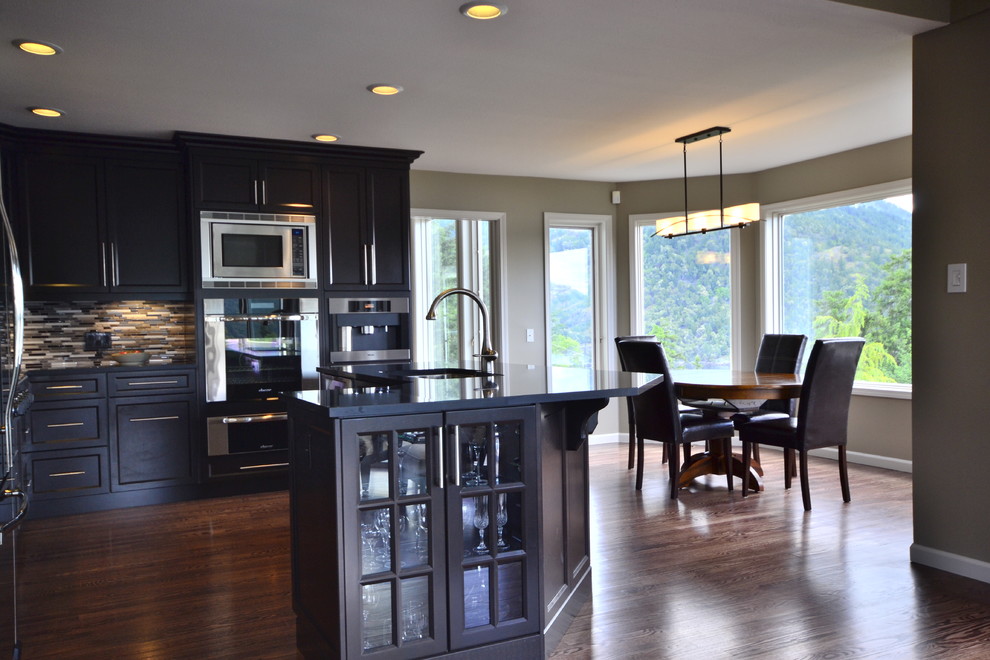 Contemporary kitchen in Vancouver.